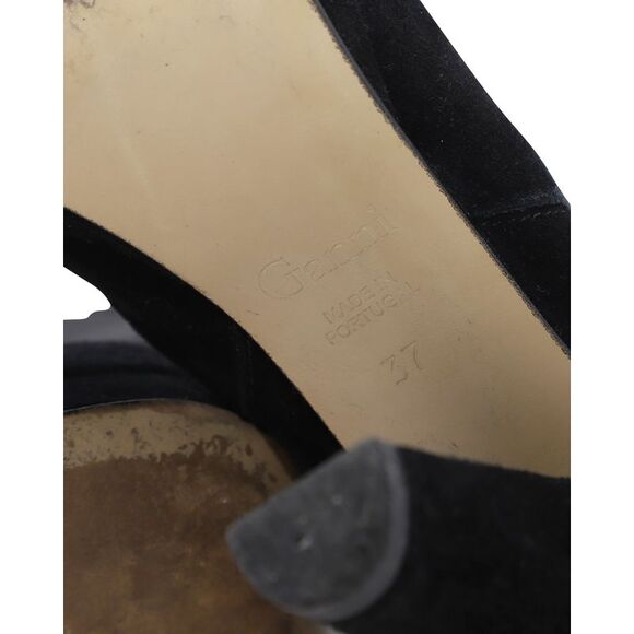 Ganni Fiona Chelsea Ankle Boots in Black Suede - Picture 5 of 6